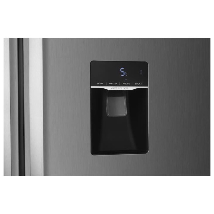 Réfrigérateur américain Continental Edison - CERA532NFIXD - 2 portes - 529L - L90 cm xH177 cm - Inox Réfrigérateur américain Continental Edison - CERA532NFIXD - 2 portes - 529L - L90 cm xH177 cm - Inox