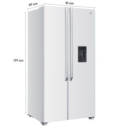 Réfrigérateur américain - Continental Edison - CERA532NFWD - 2 port