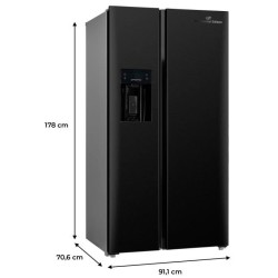 Réfrigérateur américain - CONTINENTAL EDISON - CERANF556B1 - Distri