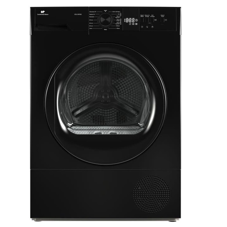 Seche-linge pompe a chaleur CONTINENTAL EDISON CESL10PCB2 - 10 kg - 60 cm - Classe E - Noir Seche-linge pompe a chaleur CONTINENTAL EDISON CESL10PCB2 - 10 kg - 60 cm - Classe E - Noir