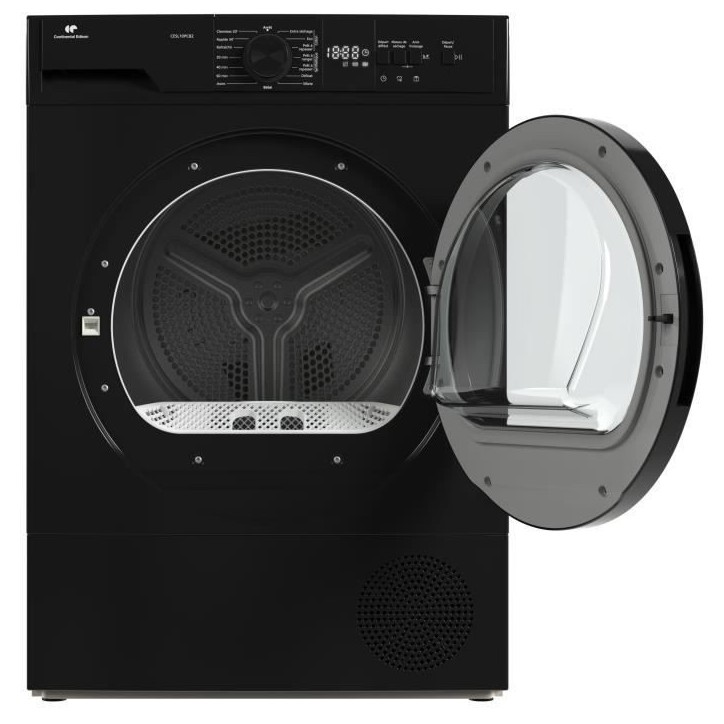 Seche-linge pompe a chaleur CONTINENTAL EDISON CESL10PCB2 - 10 kg - 60 cm - Classe E - Noir Seche-linge pompe a chaleur CONTINENTAL EDISON CESL10PCB2 - 10 kg - 60 cm - Classe E - Noir