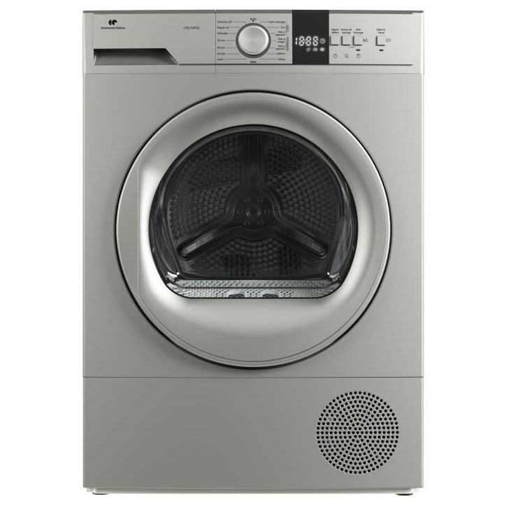Seche-linge pompe a chaleur CONTINENTAL EDISON CESL10PCS2 - 10 kg - 60 cm - Classe E - Silver Seche-linge pompe a chaleur CONTINENTAL EDISON CESL10PCS2 - 10 kg - 60 cm - Classe E - Silver
