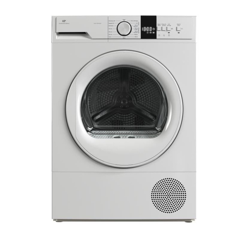 Seche-linge pompe a chaleur CONTINENTAL EDISON CESL10PCW2 - 10 kg - 60 Seche-linge pompe a chaleur CONTINENTAL EDISON CESL10PCW2 - 10 kg - 60
