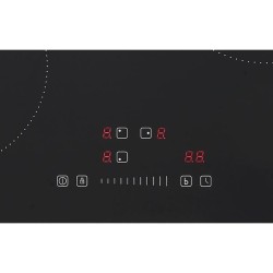 Plaque induction 3 foyers CONTINENTAL EDISON 6200W- 3 timers - 3 boost