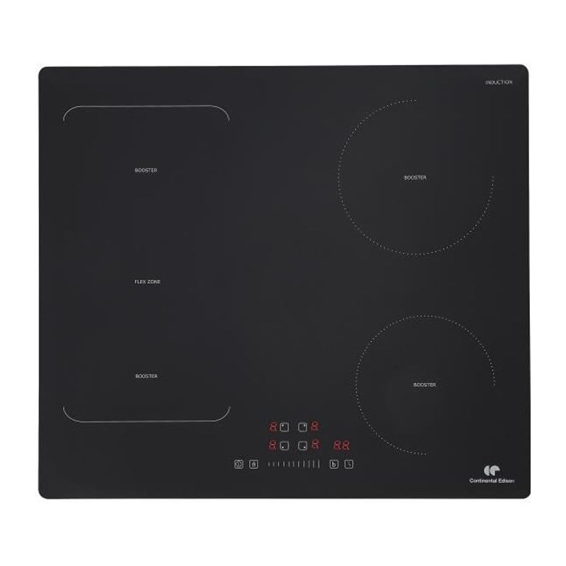 Plaque induction CONTINENTAL EDISON - CETI4ZFLEXB1 - 7200 W -1 zone fl Plaque induction CONTINENTAL EDISON - CETI4ZFLEXB1 - 7200 W -1 zone fl
