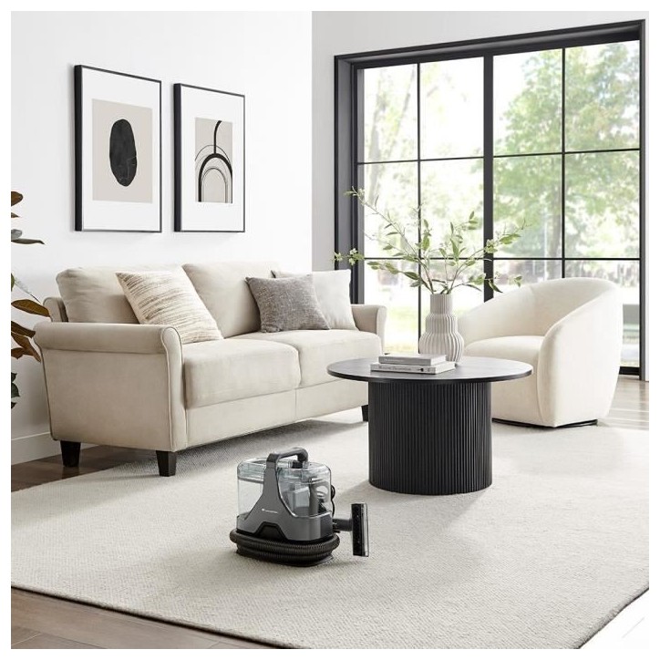 Nettoyeur Détacheur - CONTINENTAL EDISON - Canapés - Tapis - Tissu d'ameublement - 600 W - Réservoir 1,3 L - Tuyau 1,6 M