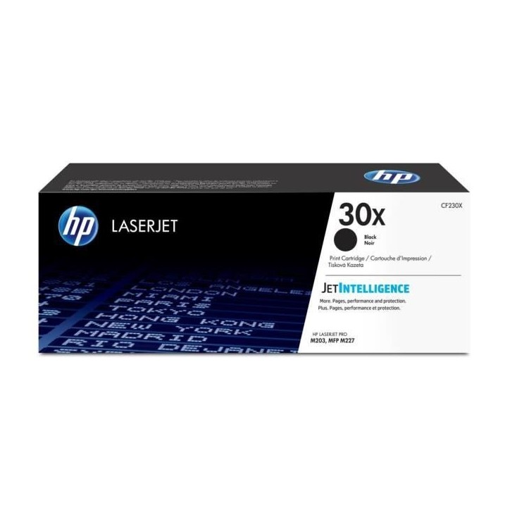 Cartouche de Toner HP 30X (CF230X) noir pour HP LaserJet Pro M203/MFP M227 Cartouche de Toner HP 30X (CF230X) noir pour HP LaserJet Pro M203/MFP M227