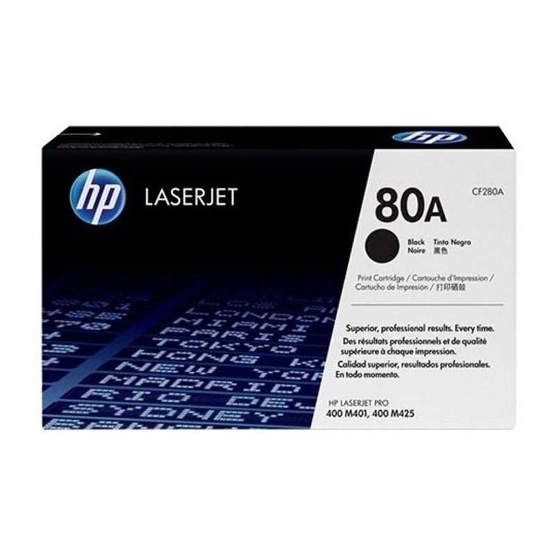 Cartouche de toner HP 80A noir pour LaserJet Pro 400 M401/MFP M425 Cartouche de toner HP 80A noir pour LaserJet Pro 400 M401/MFP M425