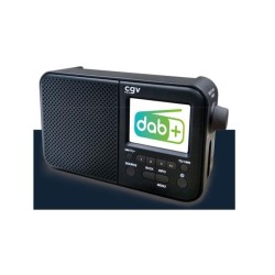 Radio portable DAB+ et FM - CGV - DR7+ - Écran couleur TFT 2,4 - Pris