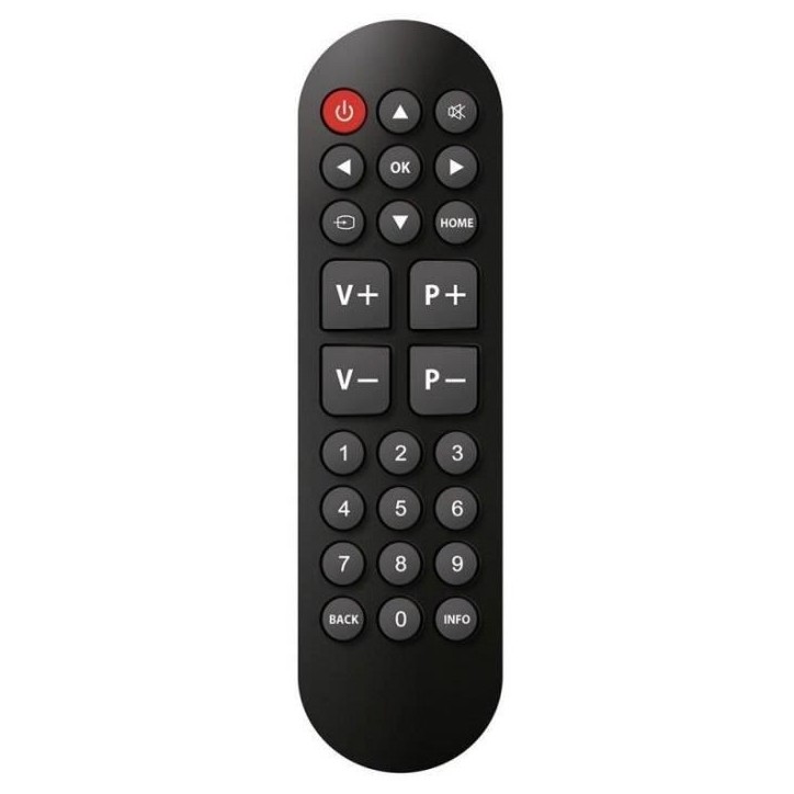 Télécommande Universelle - CGV - FIDELIO Easy 5 - Gros boutons - Multi-Marques - Sans programmation Télécommande Universelle - CGV - FIDELIO Easy 5 - Gros boutons - Multi-Marques - Sans programmation