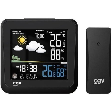 Station météo sans fil - CGV - MY METEO-1NC - Écran couleur - Contr