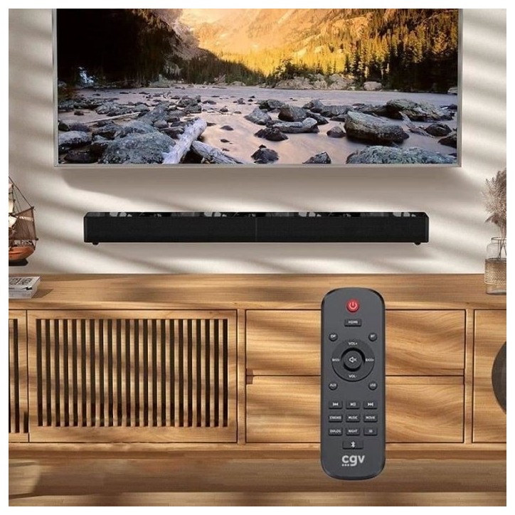 Barre de son - CGV - BDS ALTO - Subwoofers intégrés - 80W - HDMI ARC et Optique Barre de son - CGV - BDS ALTO - Subwoofers intégrés - 80W - HDMI ARC et Optique
