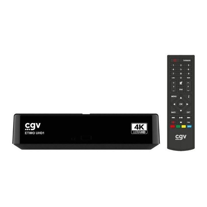Récepteur-enregistreur TNT - CGV - ETIMO UHD1 - Ultra Haute Définition 4k - Dolby AC4 et HDR10 - Contrôle parental