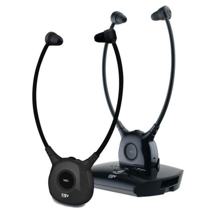 Casques sans fil TV/HIFI - CGV - DOLFIN ONYX DUO - Assistant auditif - Micro intégré - Poids plume Casques sans fil TV/HIFI - CGV - DOLFIN ONYX DUO - Assistant auditif - Micro intégré - Poids plume