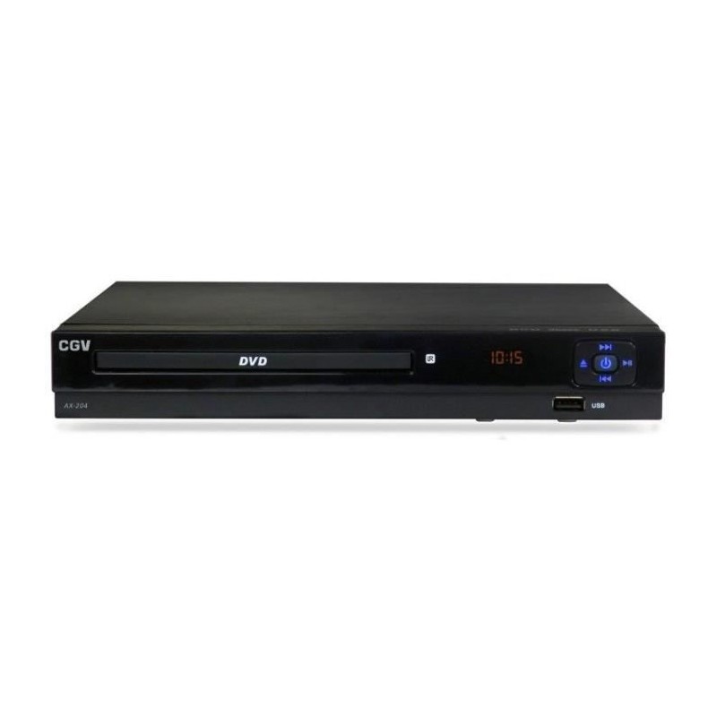 Lecteur DVD de salon - CGV - AX 204 - Upscaling 1080P - Télécommande Lecteur DVD de salon - CGV - AX 204 - Upscaling 1080P - Télécommande