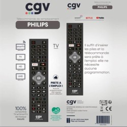 Télécommande de remplacement - CGV - FIDELIO Philips - Pour télévi