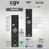 Télécommande de remplacement - CGV - FIDELIO Philips - Pour télévi