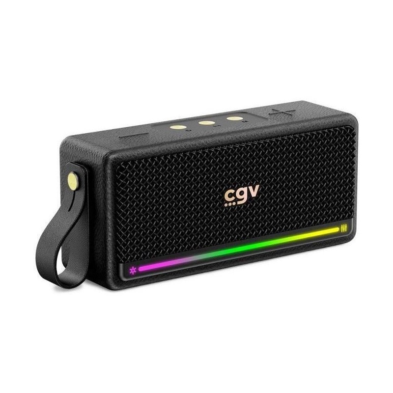 Enceinte Bluetooth - CGV - 50910 - SolidVibe Max - Subwoffer 20W (2x10 Enceinte Bluetooth - CGV - 50910 - SolidVibe Max - Subwoffer 20W (2x10