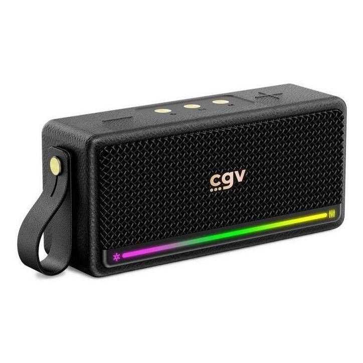 Enceinte Bluetooth - CGV - 50910 - SolidVibe Max - Subwoffer 20W (2x10W)