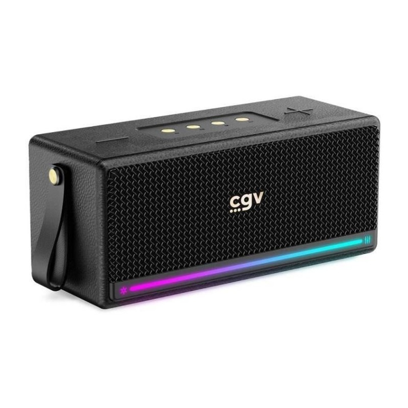 Enceinte Bluetooth - CGV - 50911 - SolidVibe Ultra - Subwoffer 40W (2x Enceinte Bluetooth - CGV - 50911 - SolidVibe Ultra - Subwoffer 40W (2x