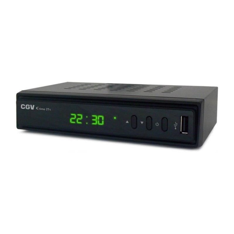 Récepteur TNT HD - CGV - ETIMO 2TC - Double tuner - Web-radio - DVB-T Récepteur TNT HD - CGV - ETIMO 2TC - Double tuner - Web-radio - DVB-T