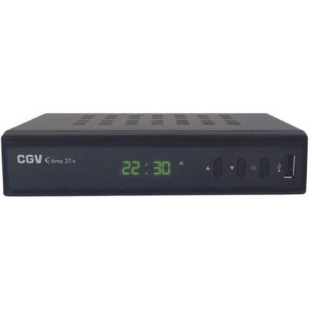Récepteur TNT HD - CGV - ETIMO 2TC - Double tuner - Web-radio - DVB-T2 HEVC 265