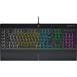 Clavier Corsair K55 RGB PRO Gamer RGB LED, noir