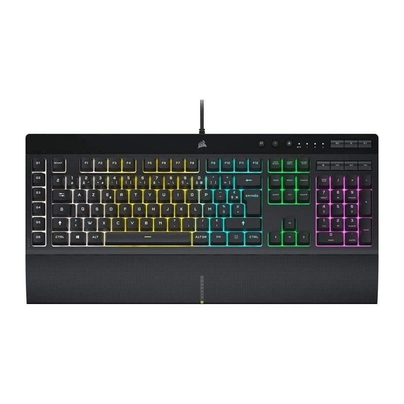 Clavier Corsair K55 RGB PRO Gamer RGB LED, noir Clavier Corsair K55 RGB PRO Gamer RGB LED, noir