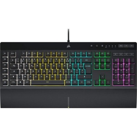 Clavier Corsair K55 RGB PRO Gamer RGB LED, noir