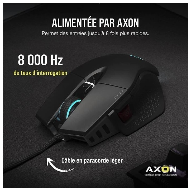 CORSAIR souris M65 RGB Ultra - Black (CH-9309411-EU2) CORSAIR souris M65 RGB Ultra - Black (CH-9309411-EU2)