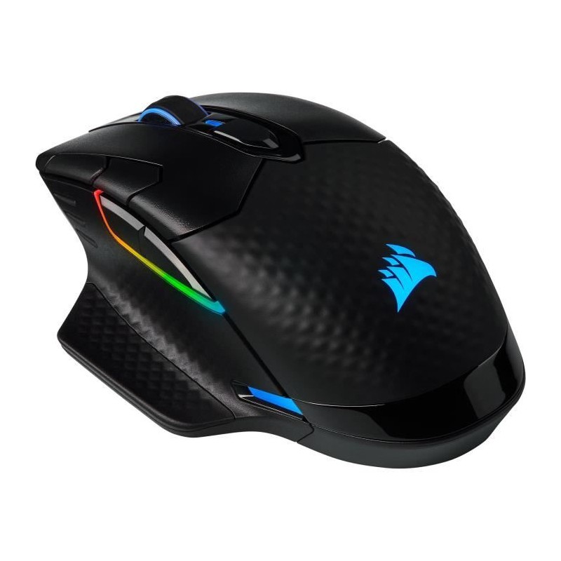 CORSAIR Souris gamer DARK CORE RGB PRO - 18 000 DPI - LED RGB - Optiqu