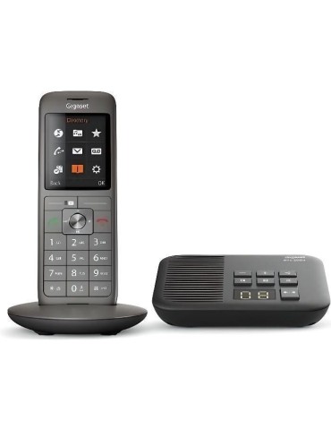 Téléphone Fixe Gigaset CL 660 A Anthracite - Répondeur, écran couleur rétroéclairé et finition haut de gamme