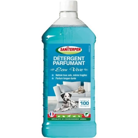 SANITERPEN - SANITERPEN Détergent Parfumant Eau Vive 1L - Nettoie les