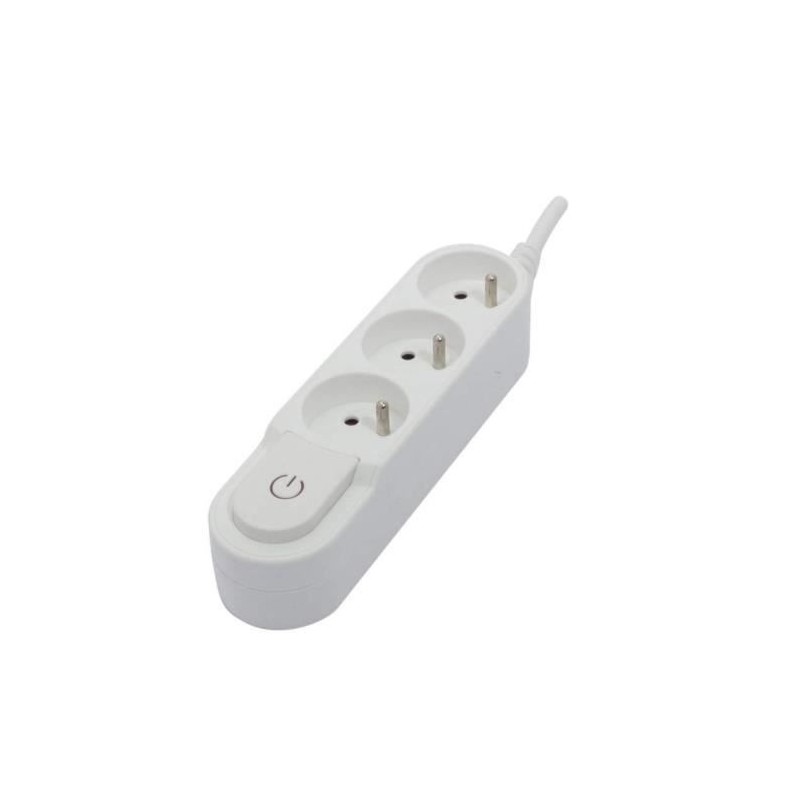 CHACON Bloc multiprise 3 prises 16 A avec interrupteur, câble 1,5 m H CHACON Bloc multiprise 3 prises 16 A avec interrupteur, câble 1,5 m H