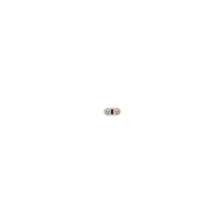 CHACON Prise biplite 2x16A avec interrupteur blanc CHACON Prise biplite 2x16A avec interrupteur blanc