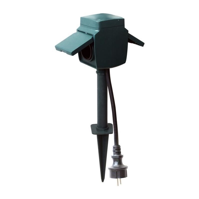 Prise piquet de jardin - CHACON - 9960 - 2 x 16 A - 2m (FR) Prise piquet de jardin - CHACON - 9960 - 2 x 16 A - 2m (FR)