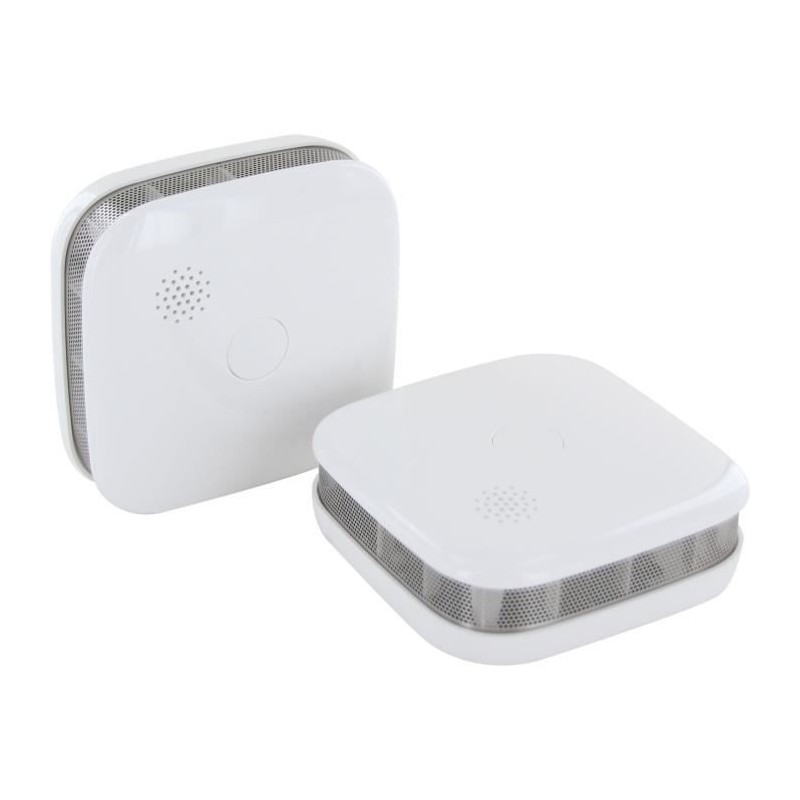 Pack de 2 détecteurs de fumée - CHACON - 34150 - Intercompatible Pack de 2 détecteurs de fumée - CHACON - 34150 - Intercompatible