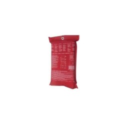 Couverture anti-feu CHACON - Fibre de verre - 120 cm - Rouge