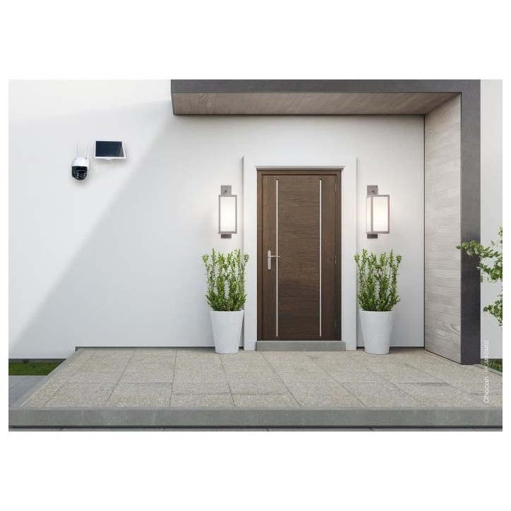 2 caméras avec panneau solaire - CHACON - 2-IPCAM-DM02 - Extérieur - WiFi