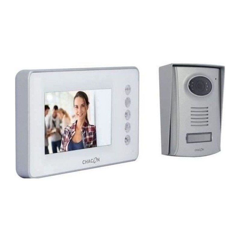 Visiophone CHACON 4 fils couleur 4,3 mains libres avec vision nocturne