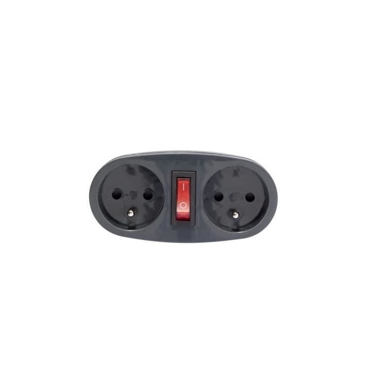 CHACON Prise Biplite 16A avec interrupteur anthracite CHACON Prise Biplite 16A avec interrupteur anthracite