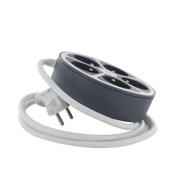 Chacon Multiprise bureau 16A.250V-Max 3680W 5x16A cable 1,5m- Couleur gris -Interrupteur Chacon Multiprise bureau 16A.250V-Max 3680W 5x16A cable 1,5m- Couleur gris -Interrupteur