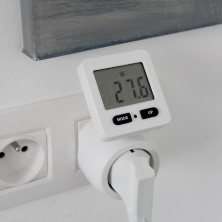 Prise mesure consommation - CHACON - 54351 - Ecran rotatif - FR