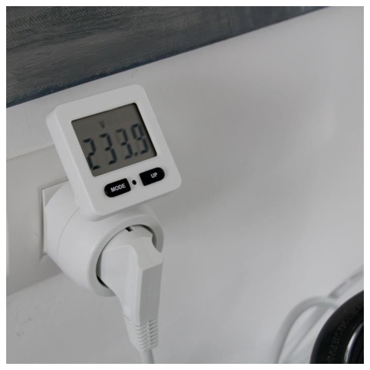 Prise mesure consommation - CHACON - 54351 - Ecran rotatif - FR Prise mesure consommation - CHACON - 54351 - Ecran rotatif - FR