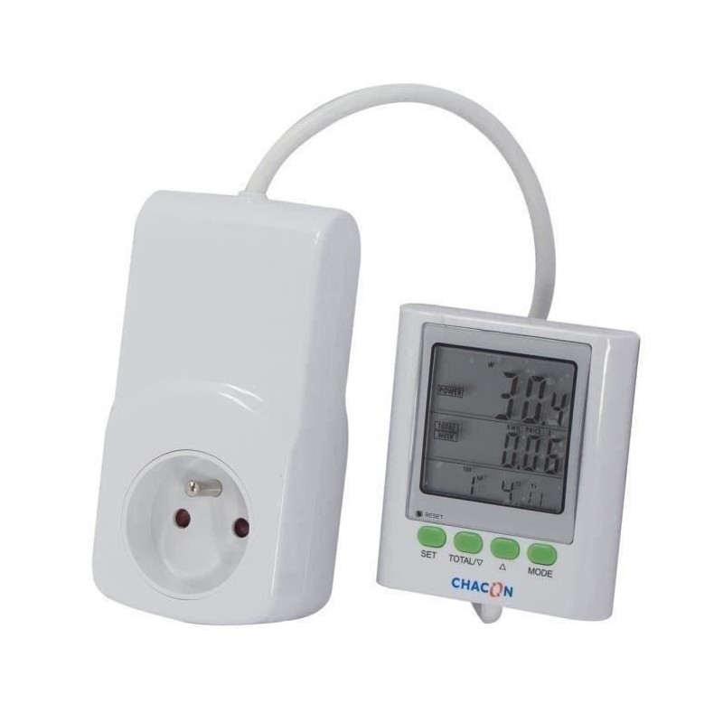 CHACON Compteur de consommation avec écran déporté EcoWatt 650 CHACON Compteur de consommation avec écran déporté EcoWatt 650