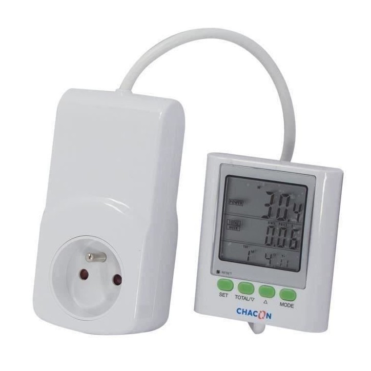 CHACON Compteur de consommation avec écran déporté EcoWatt 650 CHACON Compteur de consommation avec écran déporté EcoWatt 650
