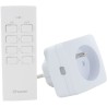 Set 2 mini prises - CHACON - On/Off - 2300 W (FR) + télécommande - B