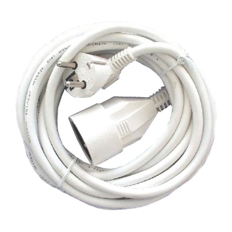 Prolongateur - CHACON - HO5VVF - 3 x 1,5mm2 - 3 m - Blanc (FR) Prolongateur - CHACON - HO5VVF - 3 x 1,5mm2 - 3 m - Blanc (FR)