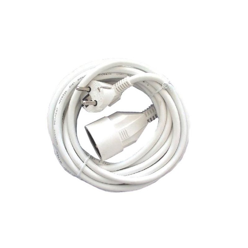 CHACON Prolongateur HO5VVF 3 x 1,5 mm²- 10 m - Blanc CHACON Prolongateur HO5VVF 3 x 1,5 mm²- 10 m - Blanc