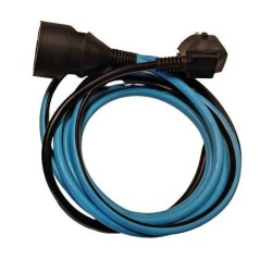 Prolongateur Dual color - CHACON - Noir / Turquoise - H05VV-F 3G1,5 -